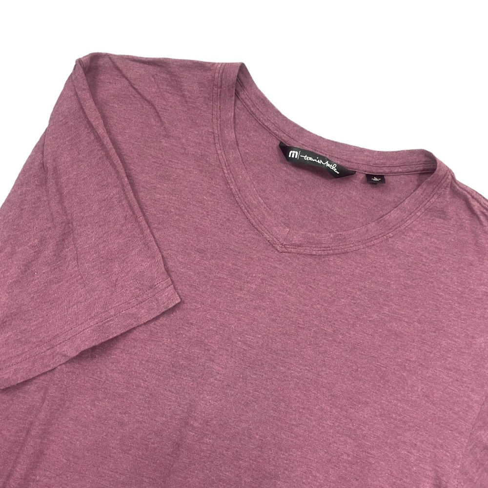 Travis‎ Mathew Large Light Plum Short Sleeve T -Shirt Modal Blend Soft Golf